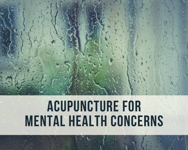 Acupuncture for Mental Health Concerns