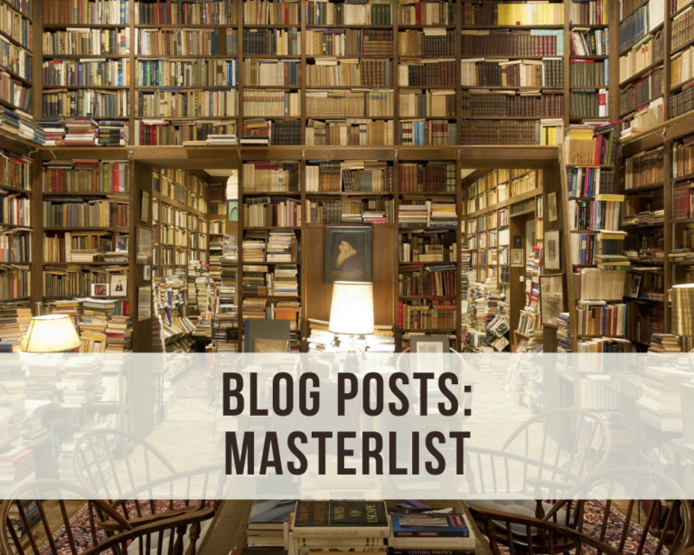 blog post master list