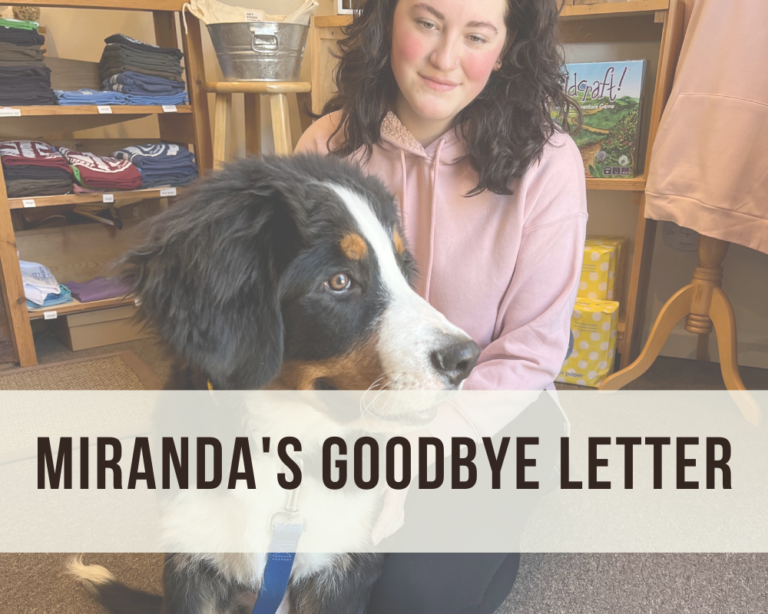 Miranda's goodbye letter