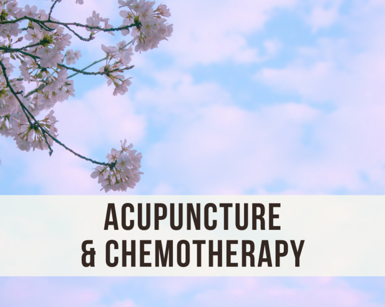 acupuncture and chemo