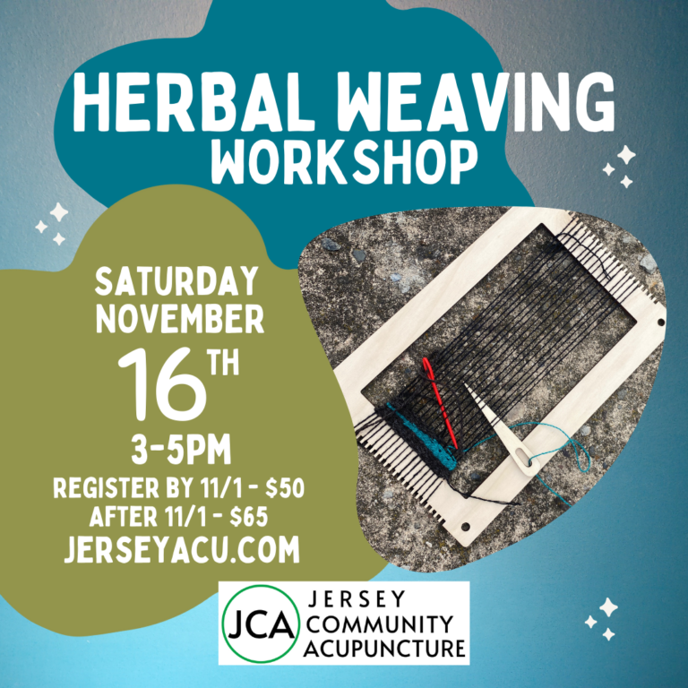 Herbal Weaving Workshop flyer image